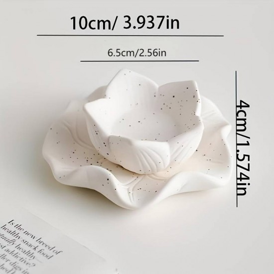 YY5913 Modern Lotus Desenli Mumluk Takılık Silikon Kalıp